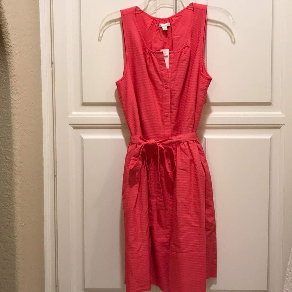 Gap Coral 100% cotton dress. NWT!